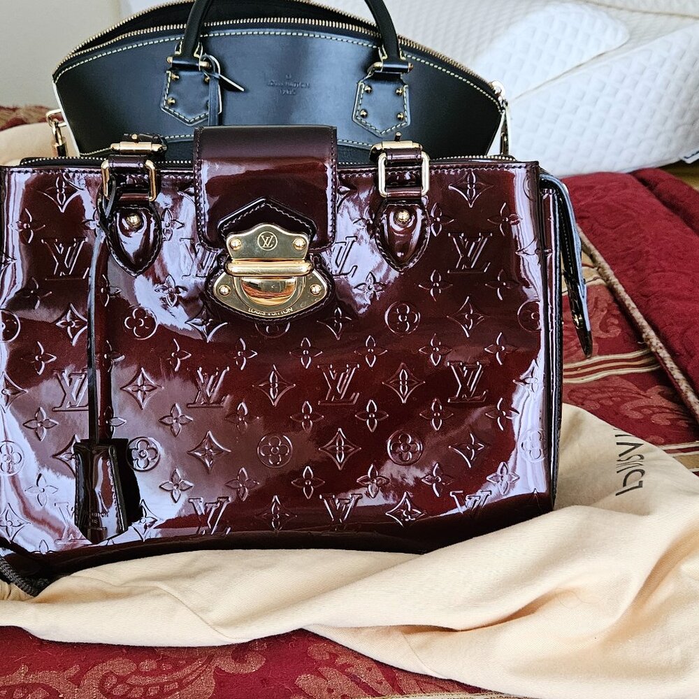 Louis Vuitton Melrose Ave Amarante Vernis Leather